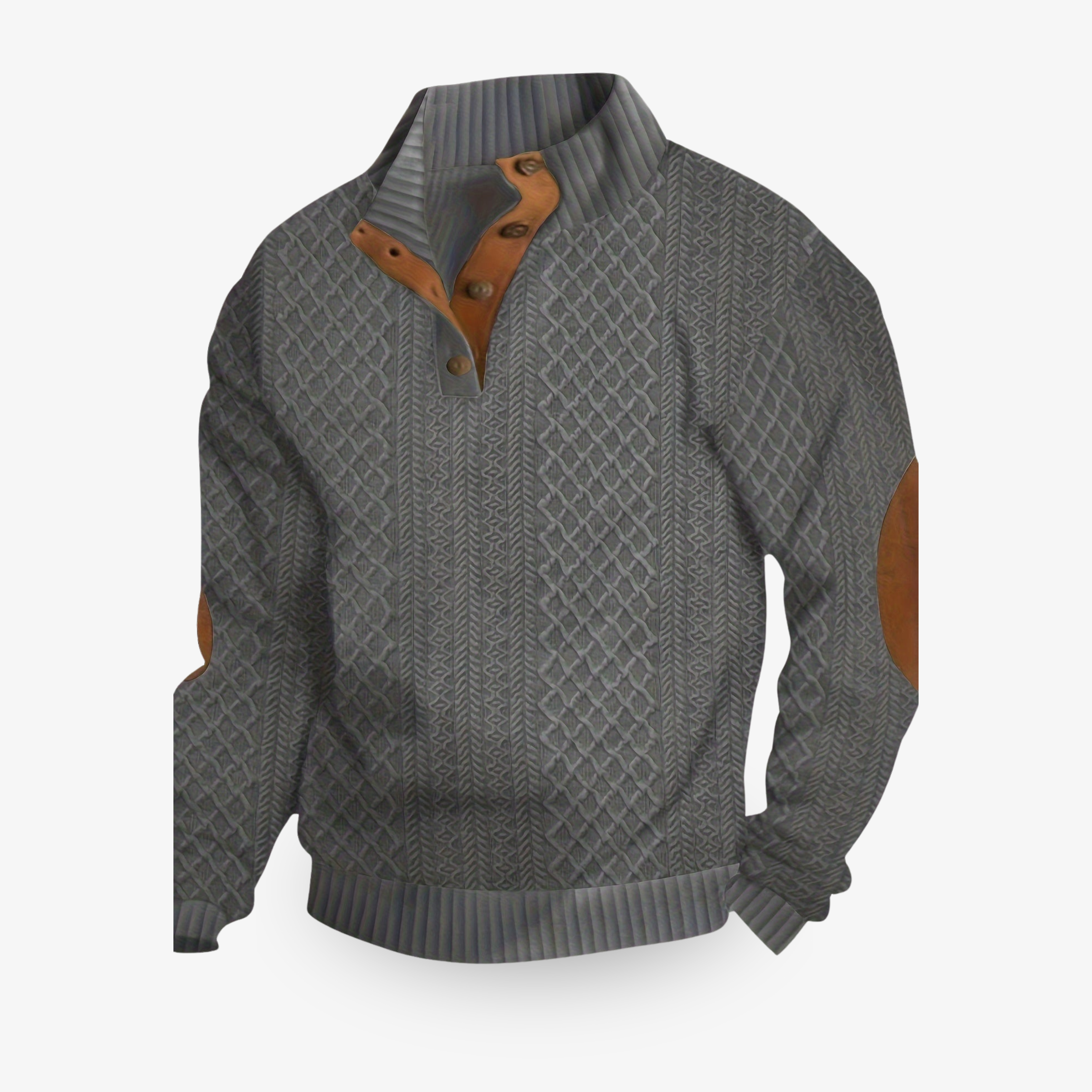 Zacharie - Pull chaud et doux pour hommes, idéal pour affronter l'hiver avec confort
