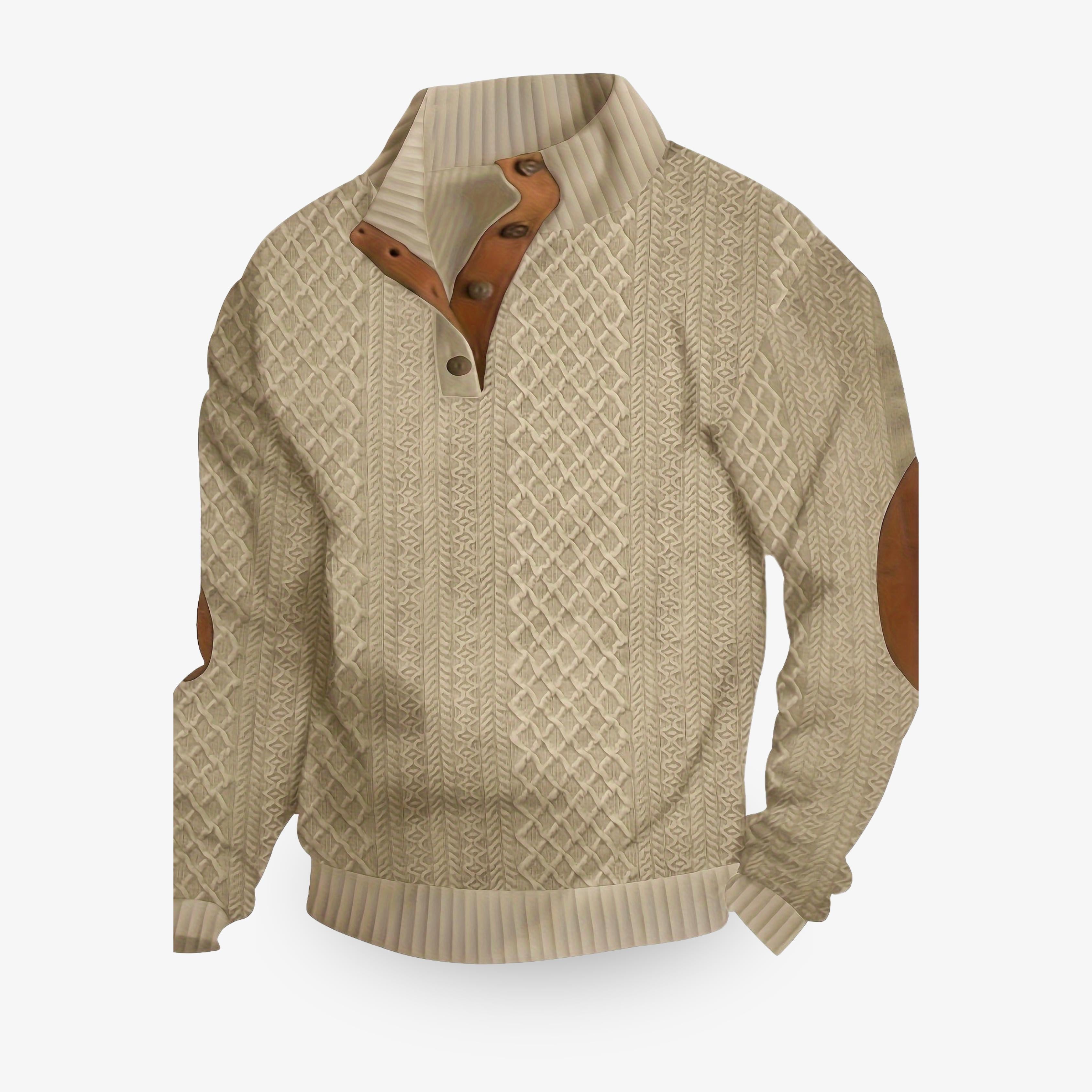 Zacharie - Pull chaud et doux pour hommes, idéal pour affronter l'hiver avec confort