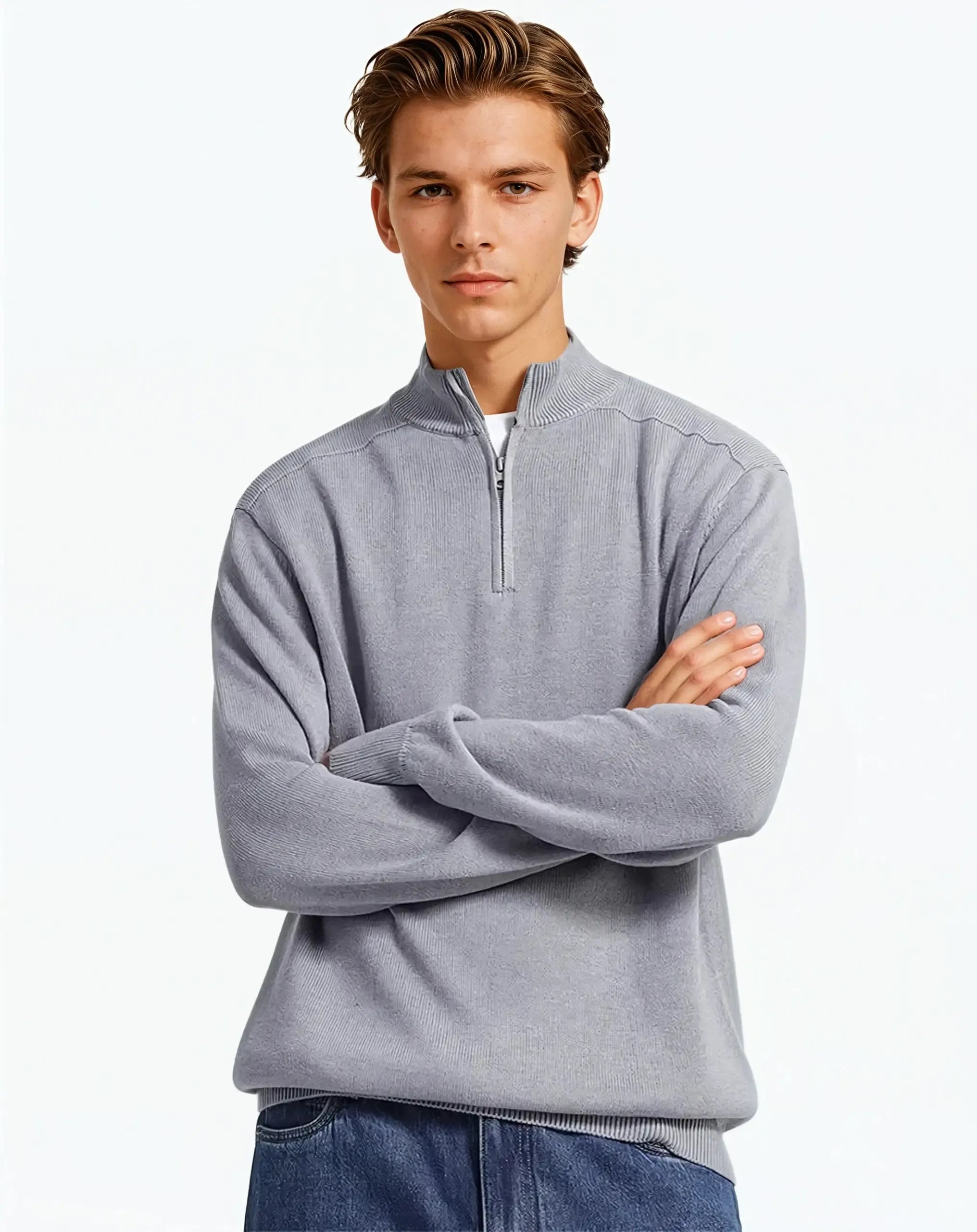 Zip-Up en Laine Mérinos