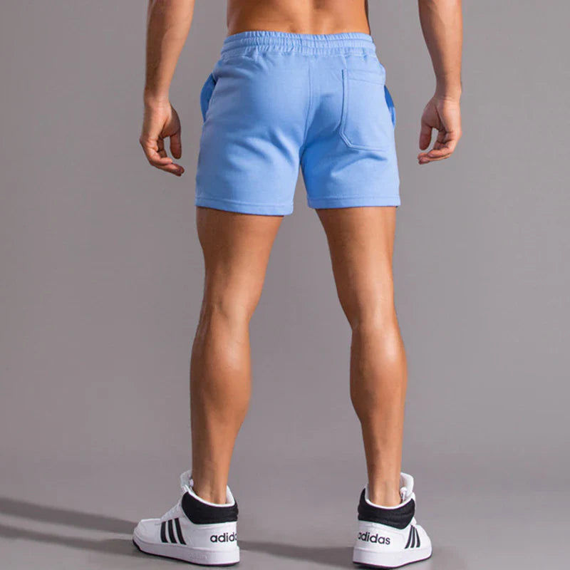 Short de sport en coton – Vêtements d'entraînement athlétiques confortables pour hommes