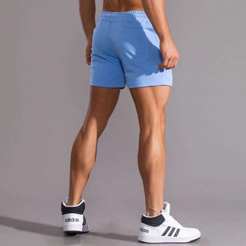 Short de sport en coton – Vêtements d'entraînement athlétiques confortables pour hommes
