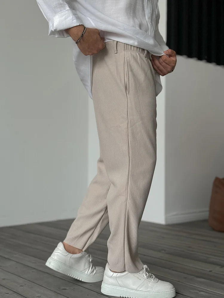 Pantalon habillé luxe doux – Élégance quotidienne pour homme