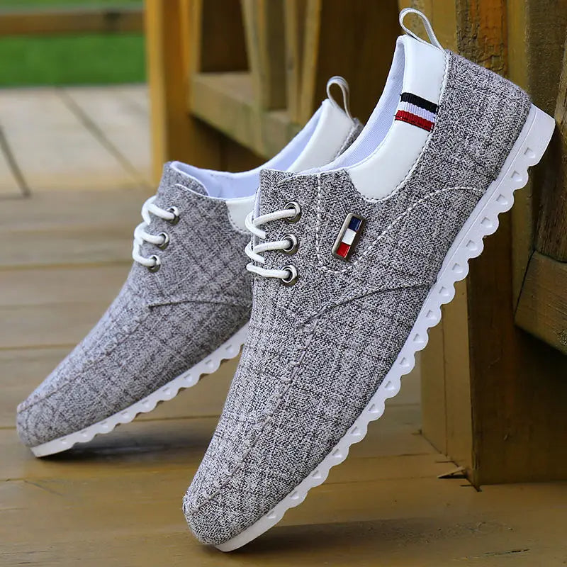 Baskets classiques en toile – Chaussures basses décontractées pour hommes