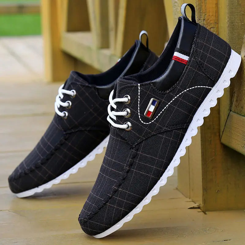 Baskets classiques en toile – Chaussures basses décontractées pour hommes