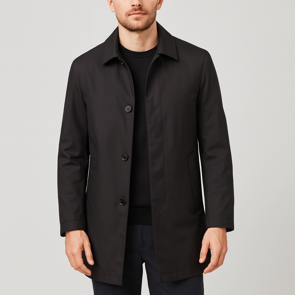 Solvsvanen | Manteau court élégant à boutons classiques