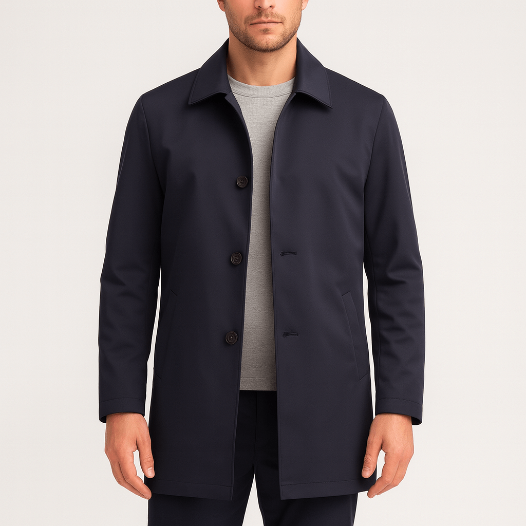 Solvsvanen | Manteau court élégant à boutons classiques