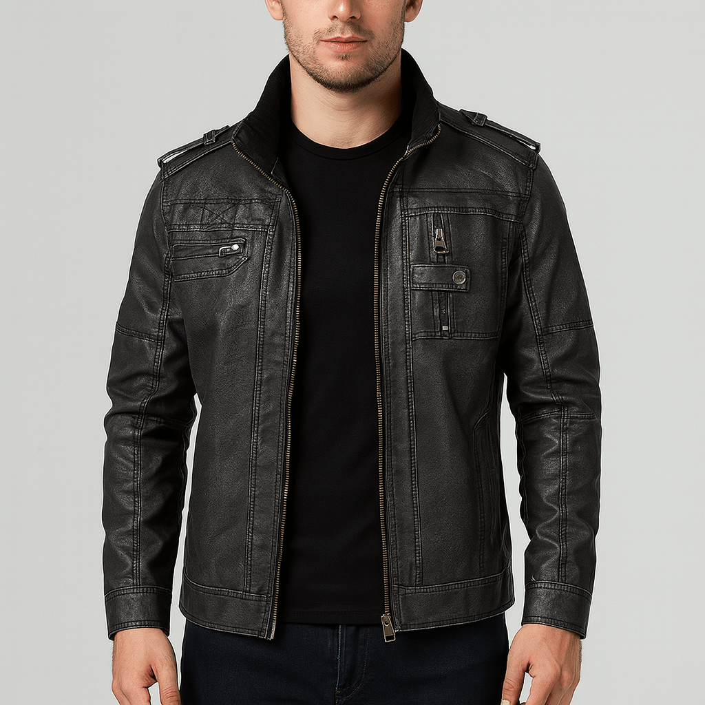 Solvsvanen | Intemporelle polyvalente veste en cuir