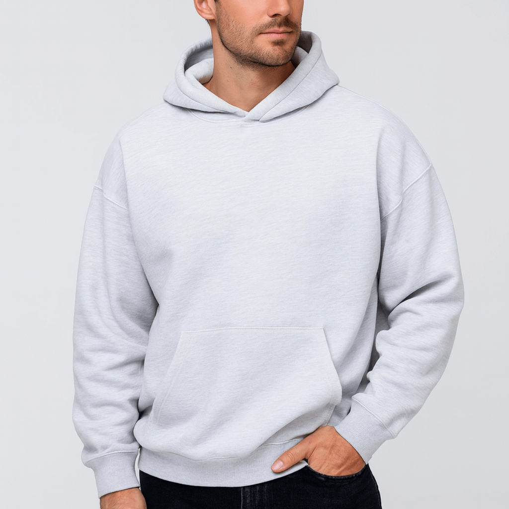 Solvsvanen | Sweat à capuche en tissu doux de style contemporain