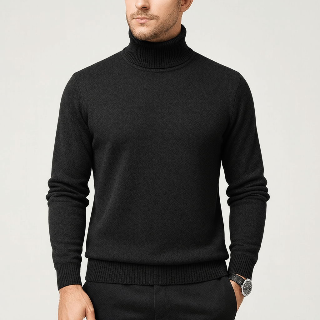 Solvsvanen | Pull col roulé en maille douce