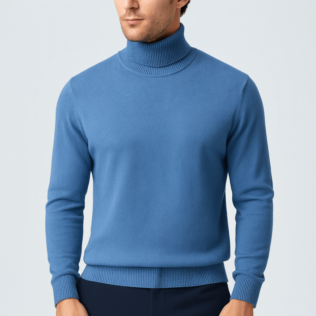 Solvsvanen | Pull col roulé en maille douce