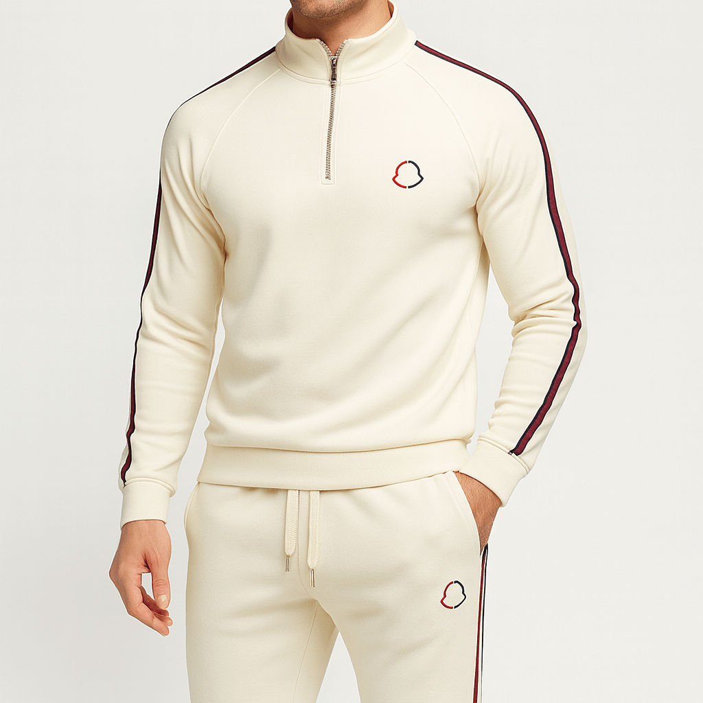 Solvsvanen | Survêtement ajusté en lycra à quart de zip