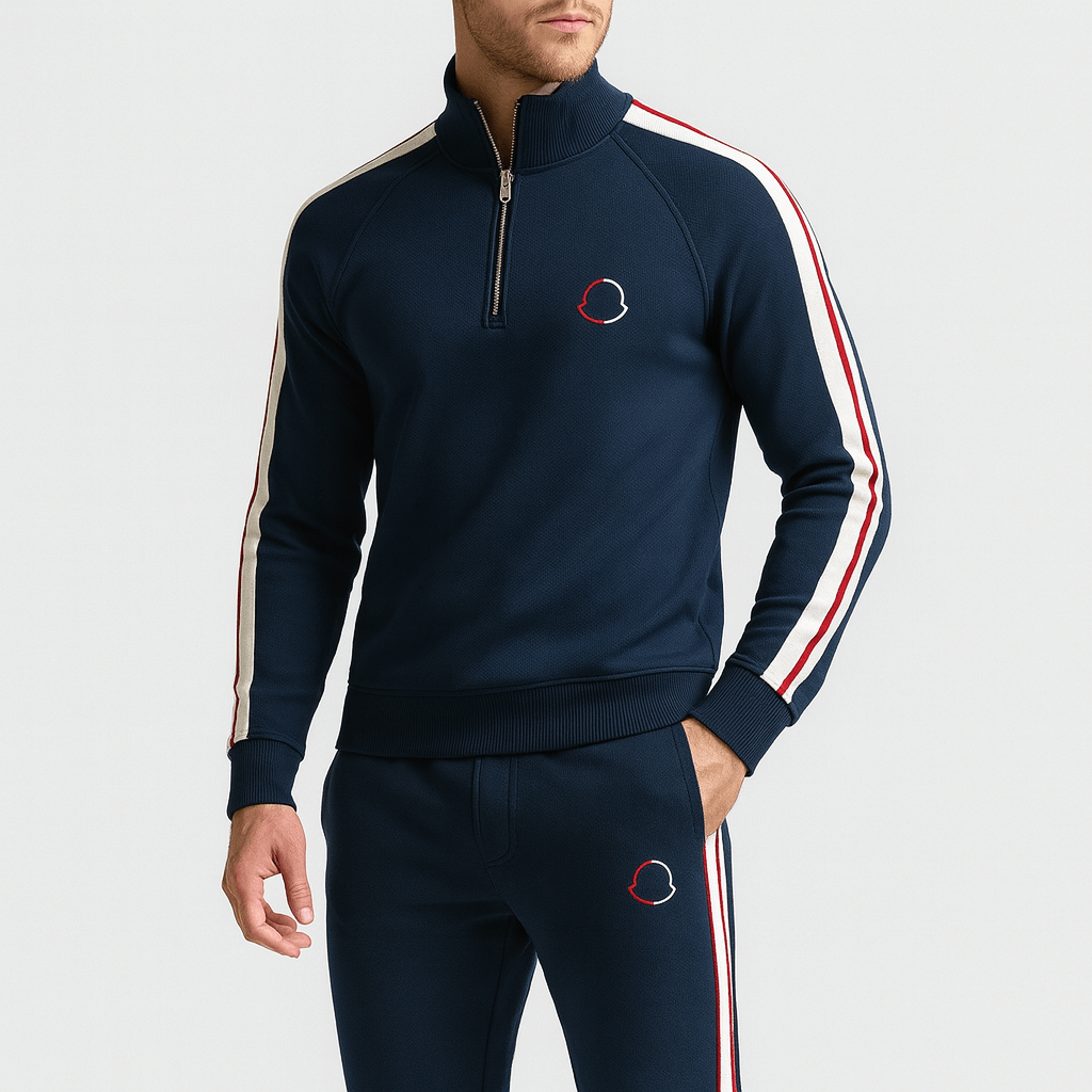 Solvsvanen | Survêtement ajusté en lycra à quart de zip