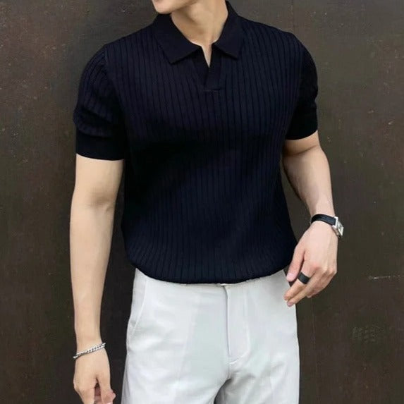 Polo Slim Fit – Élégance Style Old Money pour Homme