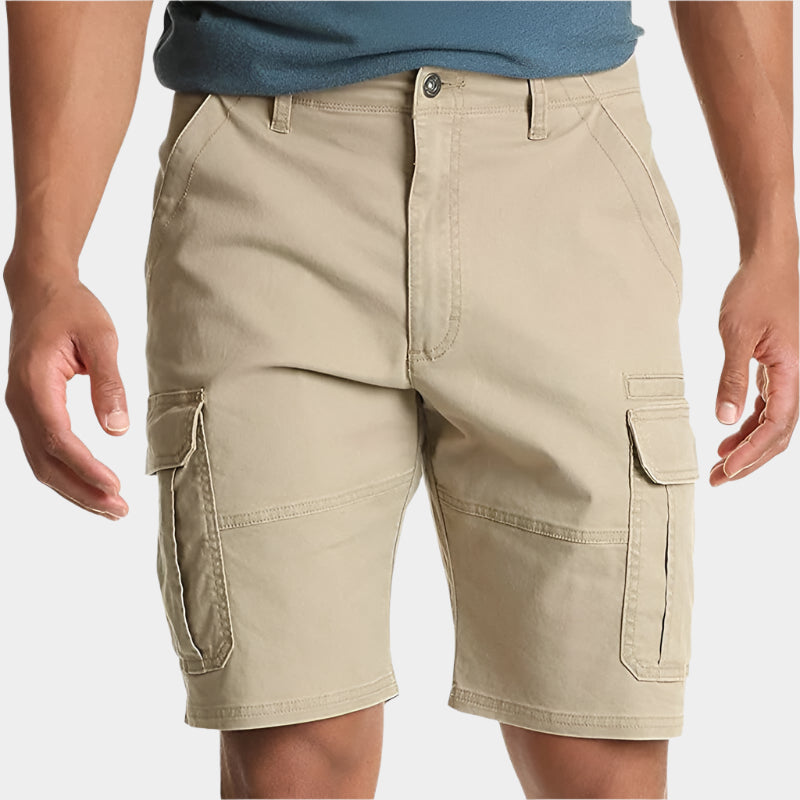 Short cargo en coton sur mesure pour homme – Style décontracté et utilitaire pour l'été