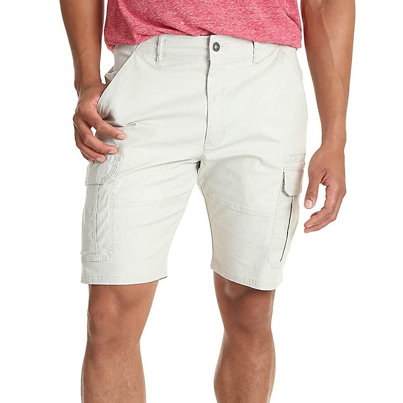 Short cargo en coton sur mesure pour homme – Style décontracté et utilitaire pour l'été