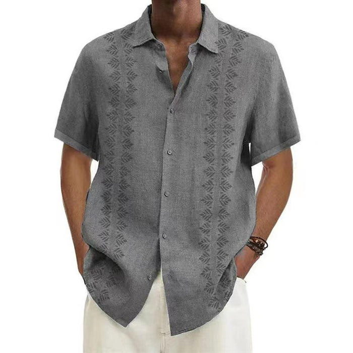 Chemise boutonnée en lin de qualité supérieure – Confort et fraîcheur pour l'été
