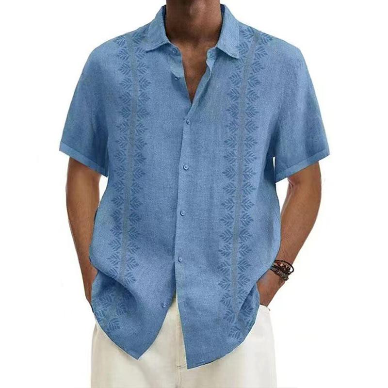 Chemise boutonnée en lin de qualité supérieure – Confort et fraîcheur pour l'été