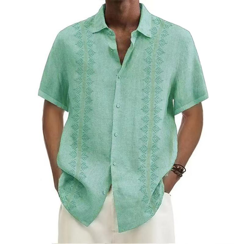 Chemise boutonnée en lin de qualité supérieure – Confort et fraîcheur pour l'été