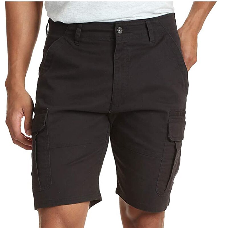 Short cargo en coton sur mesure pour homme – Style décontracté et utilitaire pour l'été