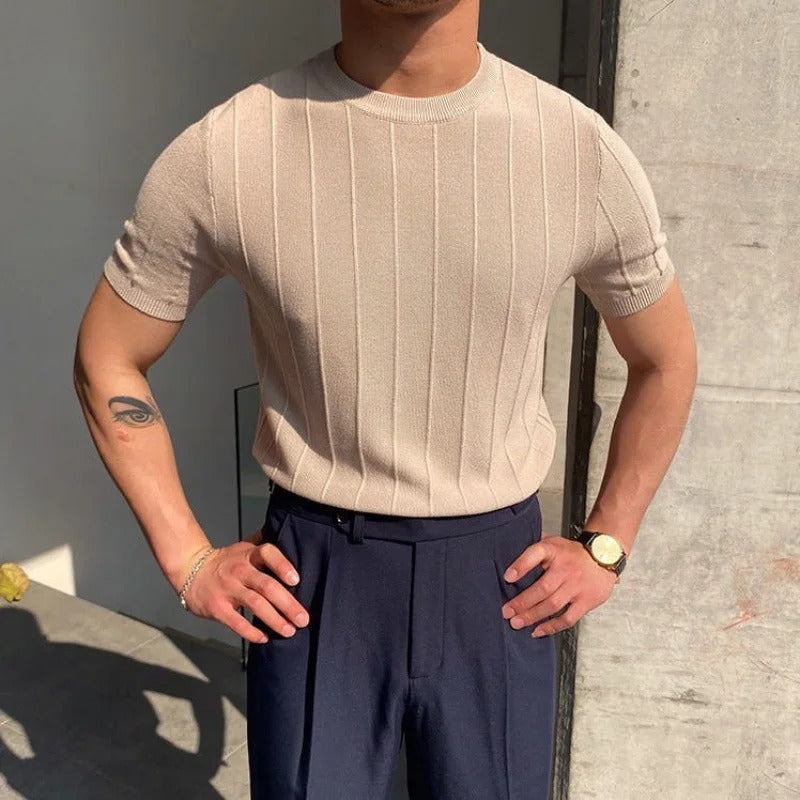 T-shirt esthétique Old Money – Élégance intemporelle pour homme
