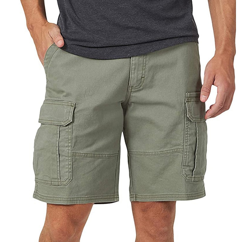 Short cargo en coton sur mesure pour homme – Style décontracté et utilitaire pour l'été