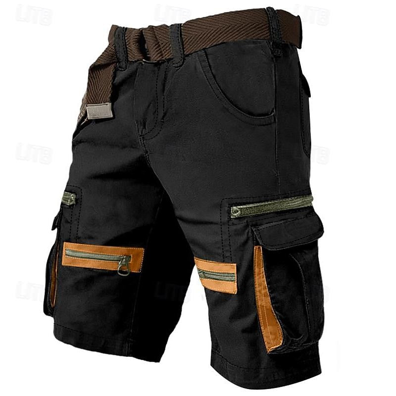 Short cargo en coton résistant pour homme – Style utilitaire robuste